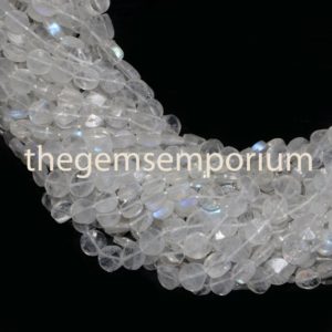 Shop Rainbow Moonstone Beads! 5MM Rainbow Moonstone Coin beads, Blue Moonstone plain smooth Coin beads, Rainbow Moonstone Coin beads,Rainbow Moonstone beads | Natural genuine beads Rainbow Moonstone beads for beading and jewelry making.  #jewelry #beads #beadedjewelry #diyjewelry #jewelrymaking #beadstore #beading #affiliate #ad