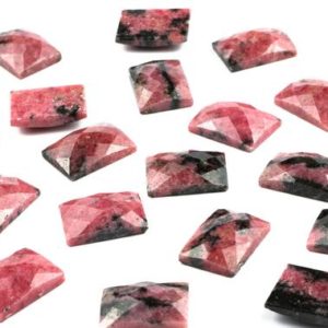 Shop Rhodonite Cabochons! Beautiful Rhodonite cabochon,rectangle cabochons,semiprecious stones,faceted stone,loose stones,pink stones,pink cabochons,AA Quality | Natural genuine stones & crystals in various shapes & sizes. Buy raw cut, tumbled, or polished gemstones for making jewelry or crystal healing energy vibration raising reiki stones. #crystals #gemstones #crystalhealing #crystalsandgemstones #energyhealing #affiliate #ad