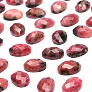 Shop Rhodonite Cabochons! Rhodonite Cabochon, oval Faceted Cabochon, gemstone Cabochon, pink Rhodonite Stone, oval 10x14mm, wholesale Cabochons – Aa Quality | Natural genuine stones & crystals in various shapes & sizes. Buy raw cut, tumbled, or polished gemstones for making jewelry or crystal healing energy vibration raising reiki stones. #crystals #gemstones #crystalhealing #crystalsandgemstones #energyhealing #affiliate #ad