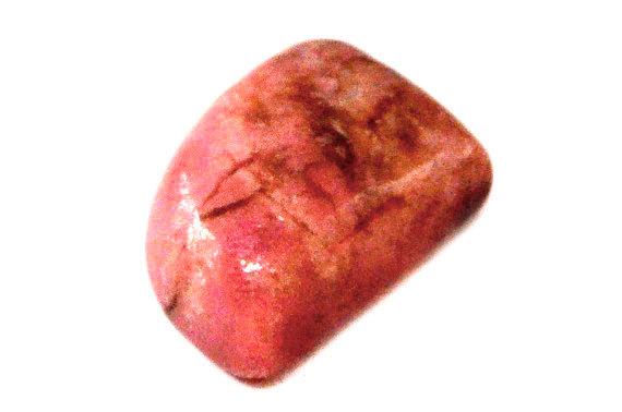 Rhodonite Cabochon Stone (20mm X 14mm X 9mm) 29.5cts - Fancy Cabochon