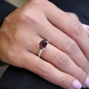 delicate cocktail ring · silver ring · rhodonite ring · simple ring · silver stone ring · vintage ring · pink ring · thin silver ring | Natural genuine Array jewelry. Buy crystal jewelry, handmade handcrafted artisan jewelry for women.  Unique handmade gift ideas. #jewelry #beadedjewelry #beadedjewelry #gift #shopping #handmadejewelry #fashion #style #product #jewelry #affiliate #ad