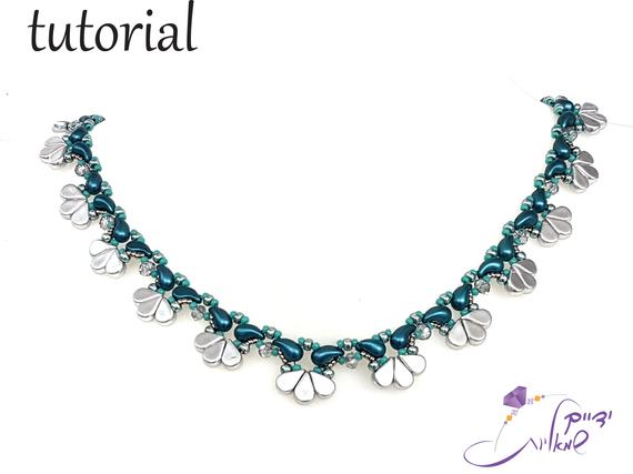 Right Angle Weave Necklace Tutorial, Beading Patterns, Beadwoven Necklace, Beadweaving Pattern, Patterns For Necklace, "amozoli" Necklace
