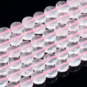 Shop Rose Quartz Faceted Beads! 5-6MM Rose Quartz Beads Faceted Flat Round Button Grade AAA Genuine Natural Gemstone Loose Beads 14.5" / 7" Bulk Lot Options (111681) | Natural genuine faceted Rose Quartz beads for beading and jewelry making.  #jewelry #beads #beadedjewelry #diyjewelry #jewelrymaking #beadstore #beading #affiliate #ad