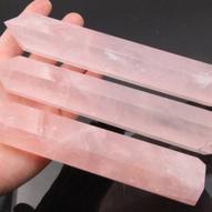 Rose Quartz Points & Wands For Sale