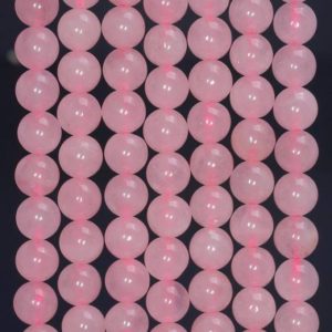 8MM Pink Rose Quartz Gemstone, Pink, Round 8MM Loose Beads 15.5 inch Full Strand (10016903-149) | Natural genuine round Rose Quartz beads for beading and jewelry making.  #jewelry #beads #beadedjewelry #diyjewelry #jewelrymaking #beadstore #beading #affiliate #ad