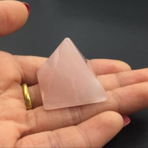 Rose Quartz Pyramid Crystal Pyramid Crystal Therapy Healing Crystal Meditation Reiki Decor Mineral Stone 1piece PR | Natural genuine stones & crystals in various shapes & sizes. Buy raw cut, tumbled, or polished gemstones for making jewelry or crystal healing energy vibration raising reiki stones. #crystals #gemstones #crystalhealing #crystalsandgemstones #energyhealing #affiliate #ad