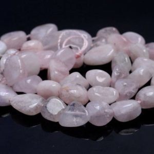 Shop Morganite Chip & Nugget Beads! SALE !!! 8-9MM  Morganite Gemstone Pebble Nugget Chip Loose Beads 15.5 inch  (80001919-A34) | Natural genuine chip Morganite beads for beading and jewelry making.  #jewelry #beads #beadedjewelry #diyjewelry #jewelrymaking #beadstore #beading #affiliate #ad