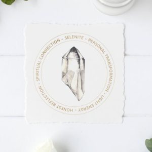 Selenite Crystal Meaning Card – Jewelry Display Card – Printable Display Card – Boho Jewelry Card – Gift Box Insert / Tag | Shop jewelry making and beading supplies, tools & findings for DIY jewelry making and crafts. #jewelrymaking #diyjewelry #jewelrycrafts #jewelrysupplies #beading #affiliate #ad
