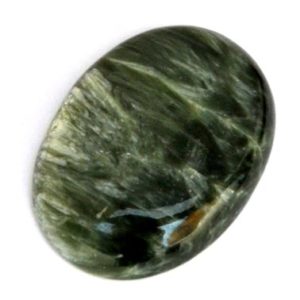 Shop Seraphinite Stones & Crystals! Seraphinite Cabochon Stone (29mm x 22mm x 5mm) 28.5cts – Oval Cabochon | Natural genuine stones & crystals in various shapes & sizes. Buy raw cut, tumbled, or polished gemstones for making jewelry or crystal healing energy vibration raising reiki stones. #crystals #gemstones #crystalhealing #crystalsandgemstones #energyhealing #affiliate #ad