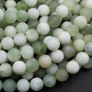 Shop Serpentine Beads! Matte Natural Green Serpentine Jade 4mm 6mm 8mm 10mm Round Beads Natural Jade 15.5" Strand | Natural genuine beads Serpentine beads for beading and jewelry making.  #jewelry #beads #beadedjewelry #diyjewelry #jewelrymaking #beadstore #beading #affiliate #ad