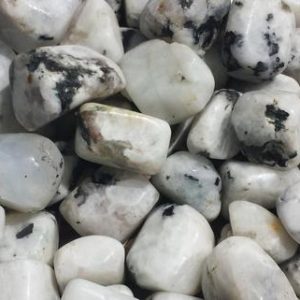 Shop Tumbled Rainbow Moonstone Crystals & Pocket Stones! SIX (6) RAINBOW MOONSTONE Tumbled Stones Medium/Large Natural Tumble Stones | Natural genuine stones & crystals in various shapes & sizes. Buy raw cut, tumbled, or polished gemstones for making jewelry or crystal healing energy vibration raising reiki stones. #crystals #gemstones #crystalhealing #crystalsandgemstones #energyhealing #affiliate #ad