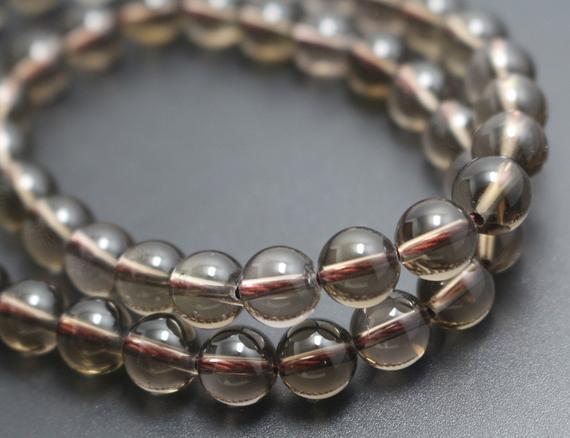 Natural Smoky Quartz Beads,smooth And Round Stone Beads,4mm/6mm/8mm/10mm Beads Supply,15 Inches One Starand