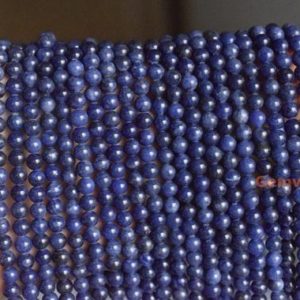 Shop Sodalite Round Beads! 15.5" 4mm/6mm AA quality natural sodalite stone round beads,dark blue gemstone,semi precious stone XGYO | Natural genuine round Sodalite beads for beading and jewelry making.  #jewelry #beads #beadedjewelry #diyjewelry #jewelrymaking #beadstore #beading #affiliate #ad