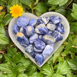 Shop Tumbled Sodalite Crystals & Pocket Stones! Sodalite, Sodalite Tumble Stone, Tumbled Sodalite, Polished Sodalite, Smooth, Natural, meditation crystals | Natural genuine stones & crystals in various shapes & sizes. Buy raw cut, tumbled, or polished gemstones for making jewelry or crystal healing energy vibration raising reiki stones. #crystals #gemstones #crystalhealing #crystalsandgemstones #energyhealing #affiliate #ad
