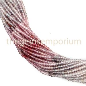 Shop Spinel Faceted Beads! Multi Spinel Faceted Rondelle Beads, Multi Spinel Faceted Beads, Multi Spinel Rondelle Beads, Multi Spinel Beads, Spinel, Multi Spinel | Natural genuine faceted Spinel beads for beading and jewelry making.  #jewelry #beads #beadedjewelry #diyjewelry #jewelrymaking #beadstore #beading #affiliate #ad