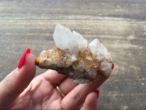 Spirit Cactus Quartz Cluster Fairy Quartz Cluster Stalactite Specimen Healing Crystals Meditation Reiki Grid From Kwandebele Ba09