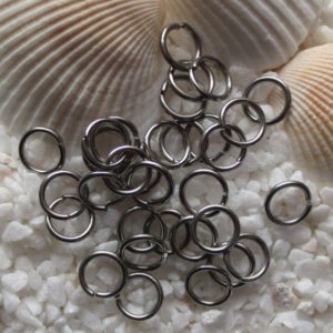 Shop Jump Rings! Stainless Steel Jump Rings – 6mm – Select 100, 200 or 500 pcs | Shop jewelry making and beading supplies, tools & findings for DIY jewelry making and crafts. #jewelrymaking #diyjewelry #jewelrycrafts #jewelrysupplies #beading #affiliate #ad