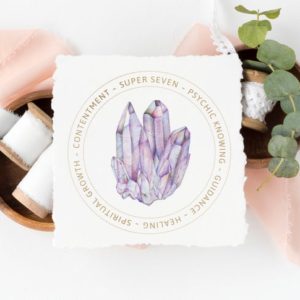 Shop Printable Crystal Cards, Pages, & Posters! Super Seven Crystal Card – Jewelry Display Card – Printable File – Crystal Meaning Card – Jewelry Gift Insert – Chakra Stone Card | Shop jewelry making and beading supplies, tools & findings for DIY jewelry making and crafts. #jewelrymaking #diyjewelry #jewelrycrafts #jewelrysupplies #beading #affiliate #ad