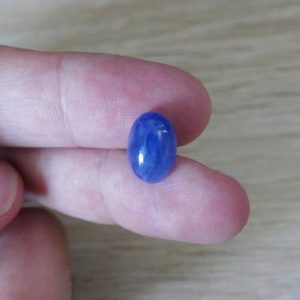 Shop Tanzanite Cabochons! Tanzanite Cabochon 6.7 ct, Oval Blue Tanzanite | Natural genuine stones & crystals in various shapes & sizes. Buy raw cut, tumbled, or polished gemstones for making jewelry or crystal healing energy vibration raising reiki stones. #crystals #gemstones #crystalhealing #crystalsandgemstones #energyhealing #affiliate #ad