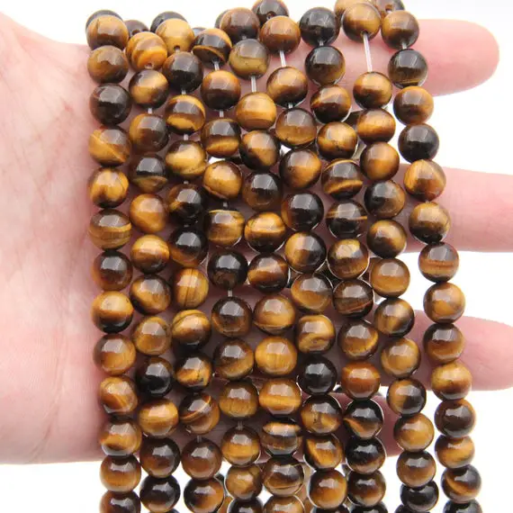 Natural Yellow Tiger Eyes Stone Beads,4mm 6mm 8mm 10mm 12mm Round Gemtone Beads,high Quality Stone Beads,gemstone Loose Beads Wholesale.