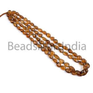 Shop Topaz Chip & Nugget Beads! Whisky Quartz Plain Smooth Nugget Necklace, 12-17 MM Quartz Plain Nugget Beads, Smooth Quartz Beads, Whisky Quartz Fancy Shape Necklace | Natural genuine chip Topaz beads for beading and jewelry making.  #jewelry #beads #beadedjewelry #diyjewelry #jewelrymaking #beadstore #beading #affiliate #ad