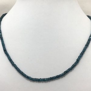 Shop Topaz Faceted Beads! 3.5 – 4.5 mm  London Blue Topaz  Micro Faceted Rondelle Gemstone Beads Sale / Wholesale Rondelle Beads / London Blue Topaz Faceted Bead Sale | Natural genuine faceted Topaz beads for beading and jewelry making.  #jewelry #beads #beadedjewelry #diyjewelry #jewelrymaking #beadstore #beading #affiliate #ad