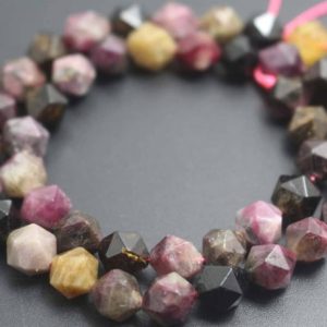 Shop Tourmaline Beads! Tourmaline Faceted Beads,Natural Faceted Tourmaline Beads,15 inches one starand | Natural genuine beads Tourmaline beads for beading and jewelry making.  #jewelry #beads #beadedjewelry #diyjewelry #jewelrymaking #beadstore #beading #affiliate #ad