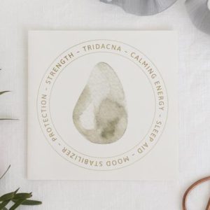 Shop Printable Crystal Cards, Pages, & Posters! Tridacna Gemstone With Meaning Card – Jewelry Display Card – Printable – Gemstone Jewelry Gift Tag – Product Insert – Gemstone Card | Shop jewelry making and beading supplies, tools & findings for DIY jewelry making and crafts. #jewelrymaking #diyjewelry #jewelrycrafts #jewelrysupplies #beading #affiliate #ad