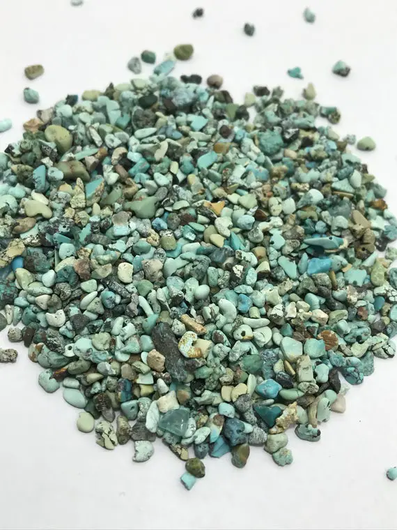 Turquoise Chips 2 To 4 Mm 50 Grams/turquoise/chips/semiprecious Beads/stone Beads/loose Beads/chips Beads/superfine Beads/gemstone Beads.
