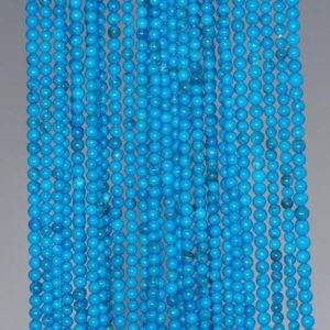 Shop Turquoise Round Beads! 2mm Turquoise Gemstone Grade AAA Blue Round 2mm Loose Beads 16 inch Full Strand (80002986-170-E) | Natural genuine round Turquoise beads for beading and jewelry making.  #jewelry #beads #beadedjewelry #diyjewelry #jewelrymaking #beadstore #beading #affiliate #ad