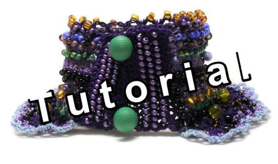 Patroon, Tutorial Armband, Patroon Pdf, Handgemaakt Sieraad, Kralenmanchetarmband, Haakpatroon, Haaktutorial, Kralenpatroon Viola
