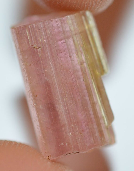 Watermelon Rough Tourmaline Crystal 2,85 G 1pcs Natural Gemstone Afghanistan