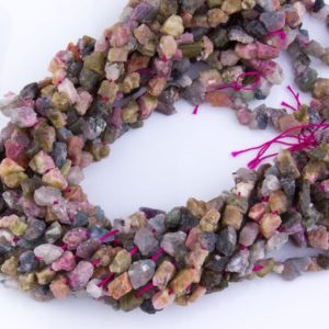 Shop Watermelon Tourmaline Beads! Watermelon Tourmaline Gemstone Beads, Stones for Beading, Gemstone Beads, Beads for Necklace, Rock Nuggets, Raw Nugget Gemstone, GS24RK | Natural genuine chip Watermelon Tourmaline beads for beading and jewelry making.  #jewelry #beads #beadedjewelry #diyjewelry #jewelrymaking #beadstore #beading #affiliate #ad