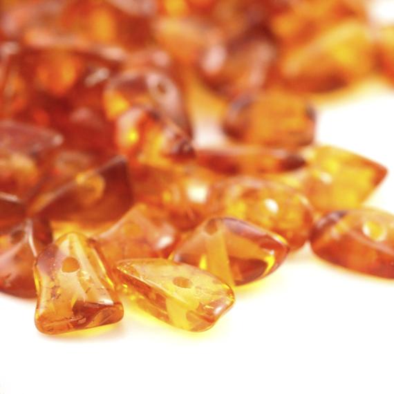 30 - Baltic Amber Chip Beads - 2 Sizes - Grade A - 100% Guaranteed Satisfaction