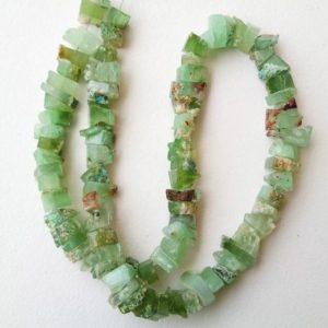 Shop Chrysoprase Chip & Nugget Beads! 7.5-10.5mm Rough Chrysoprase Stones,  Natural Loose Raw Chrysoprase Gemstone, Chrysoprase Rough Beads, Raw Chrysoprase Beads 14 Inch – PDG6 | Natural genuine chip Chrysoprase beads for beading and jewelry making.  #jewelry #beads #beadedjewelry #diyjewelry #jewelrymaking #beadstore #beading #affiliate #ad