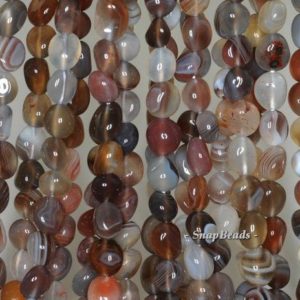 Shop Agate Chip & Nugget Beads! Bostwana Agate Gemstone Grade AA Pebble Chips 10×7-7x5mm Loose Beads 16 inch Full Strand (90187041-106B) | Natural genuine chip Agate beads for beading and jewelry making.  #jewelry #beads #beadedjewelry #diyjewelry #jewelrymaking #beadstore #beading #affiliate #ad