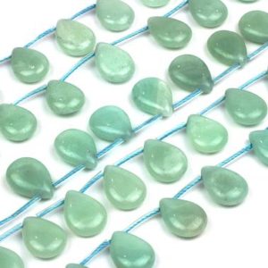 Shop Amazonite Bead Shapes! Amazonite drop beads,teardrop beads,top drill beads,gemstone beads,flat tear drop beads,sky blue beads,semiprecious beads – Full Strand 16" | Natural genuine other-shape Amazonite beads for beading and jewelry making.  #jewelry #beads #beadedjewelry #diyjewelry #jewelrymaking #beadstore #beading #affiliate #ad