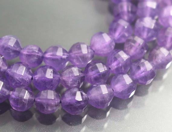 Amethyst Quartz Faceted Nugget Beads,natural Faceted Amethyst Crystal Quartz Nugget Beads,15 Inches One Starand