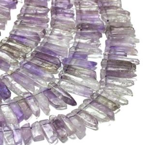 Ametrine long rectangle slices,Ametrine beads,irregular beads,slice beads,top drilled beads,purple beads – 16" Strand | Natural genuine other-shape Ametrine beads for beading and jewelry making.  #jewelry #beads #beadedjewelry #diyjewelry #jewelrymaking #beadstore #beading #affiliate #ad