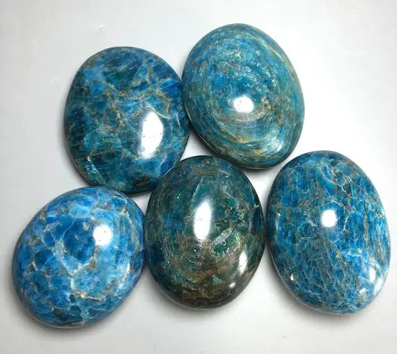 Large Apatite Palm Stone, Apatite, Apatite Stone, Blue Apatite, Polished Stones, Healing Crystals And Stones, Rock Shop