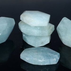 Shop Aquamarine Chip & Nugget Beads! 30X26-27X20MM Light Aquamarine Gemstone Faceted Nugget Loose Beads   (80001600-A94) | Natural genuine chip Aquamarine beads for beading and jewelry making.  #jewelry #beads #beadedjewelry #diyjewelry #jewelrymaking #beadstore #beading #affiliate #ad