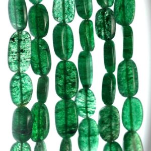 Shop Aventurine Chip & Nugget Beads! 10×6-14x8mm Green Moss Aventurine Gemstone Pebble Nugget Loose Beads 13-14 inch Full Strand (90185165-892) | Natural genuine chip Aventurine beads for beading and jewelry making.  #jewelry #beads #beadedjewelry #diyjewelry #jewelrymaking #beadstore #beading #affiliate #ad