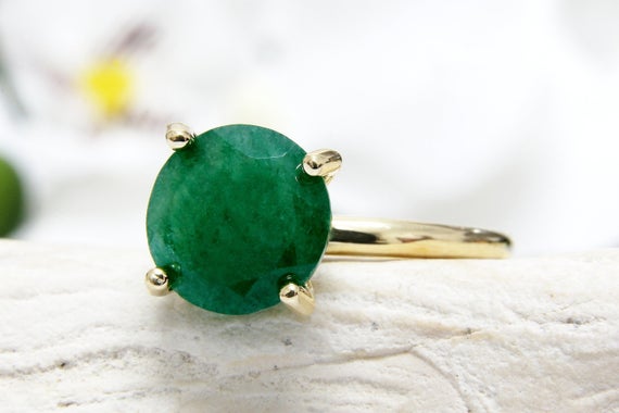 Aventurine Ring · Gold Stack Ring · Thin Stackable Ring · Stack Stone Ring · Gold Filled Rings · Green Ring