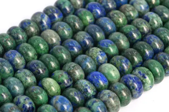 Natural Azurite Loose Beads Rondelle Shape 8x5mm