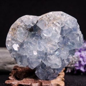 2.19 lbs Pure Natural Celestite Geode/Large Raw Celestite Ornament Heart/Pure Natural Celestite Cluster/Blue Crystal Geode decoration-996 g | Natural genuine stones & crystals in various shapes & sizes. Buy raw cut, tumbled, or polished gemstones for making jewelry or crystal healing energy vibration raising reiki stones. #crystals #gemstones #crystalhealing #crystalsandgemstones #energyhealing #affiliate #ad