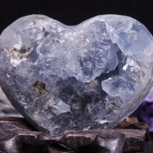 Shop Celestite Stones & Crystals! Blue Celestite/Celestite Geode/Raw Celestite/Celestite Heart/Celestite Cluster/Blue Celestite Gedode Heart/Blue Crystal/Crystal Chunk/Decor | Natural genuine stones & crystals in various shapes & sizes. Buy raw cut, tumbled, or polished gemstones for making jewelry or crystal healing energy vibration raising reiki stones. #crystals #gemstones #crystalhealing #crystalsandgemstones #energyhealing #affiliate #ad