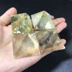 Citrine (Heat Treated) Pyramid – Crystal Pyramid 30mm 40mm 50mm | Natural genuine stones & crystals in various shapes & sizes. Buy raw cut, tumbled, or polished gemstones for making jewelry or crystal healing energy vibration raising reiki stones. #crystals #gemstones #crystalhealing #crystalsandgemstones #energyhealing #affiliate #ad