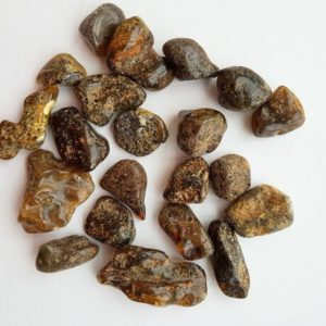 Shop Tumbled Amber Crystals & Pocket Stones! Dark Baltic amber, Natural Baltic amber, tumbled stones, dark amber, loose amber stones,  amber polished pieces, natural black amber | Natural genuine stones & crystals in various shapes & sizes. Buy raw cut, tumbled, or polished gemstones for making jewelry or crystal healing energy vibration raising reiki stones. #crystals #gemstones #crystalhealing #crystalsandgemstones #energyhealing #affiliate #ad