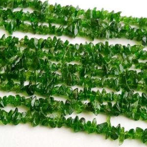 Shop Diopside Chip & Nugget Beads! 4-7mm Chrome Diopside Chips, Green Diopside  Beads, Chrome Diopside For Necklace, Chrome Diopside Gemstones (16IN To 32IN Options)- DPA5 | Natural genuine chip Diopside beads for beading and jewelry making.  #jewelry #beads #beadedjewelry #diyjewelry #jewelrymaking #beadstore #beading #affiliate #ad