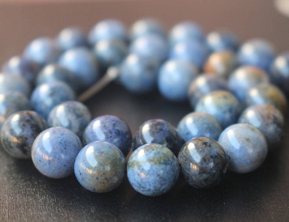 Sunset Dumortierite Beads,6mm/8mm/10mm/12mm Smooth And Round Stone Beads,15 Inches One Starand